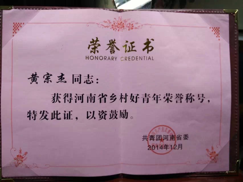 河南省乡村好青年